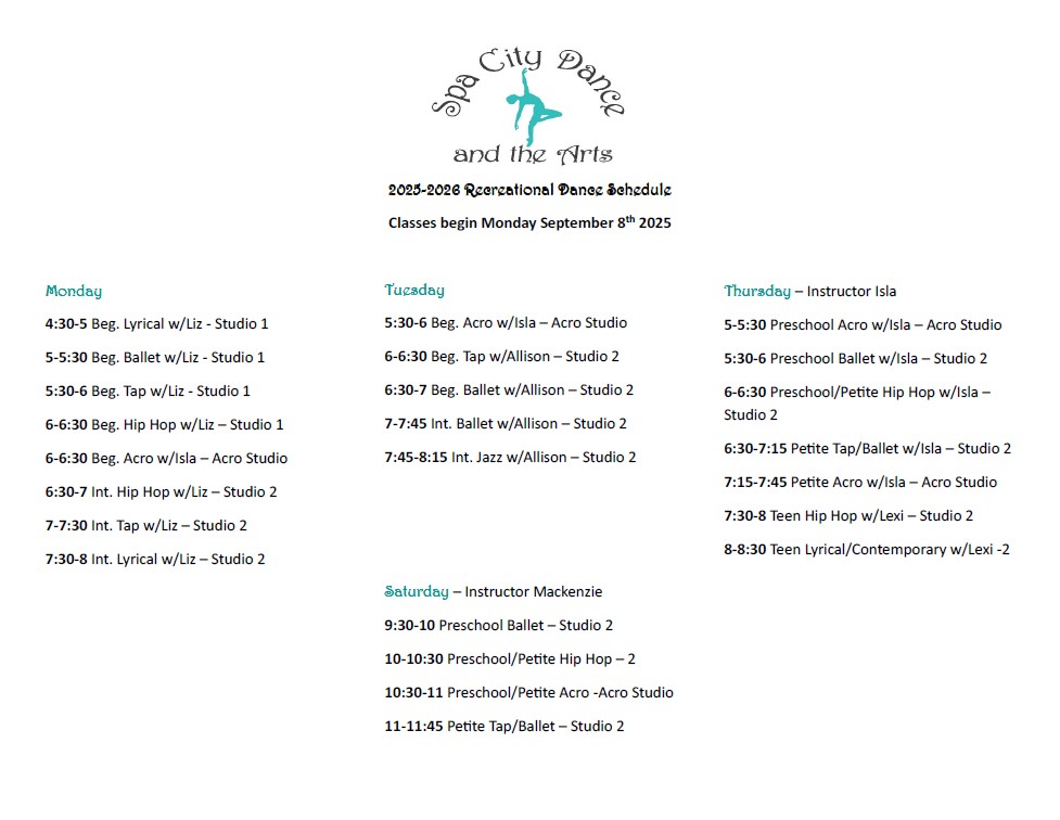 Current Schedule
